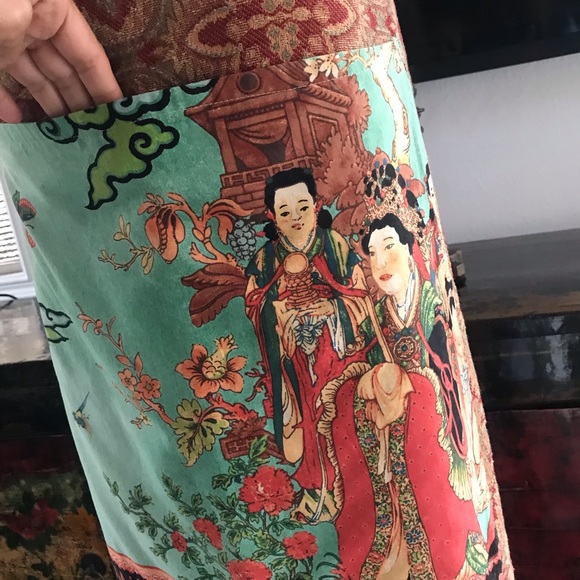 Color Wrap skirt - Picture 2 of 7